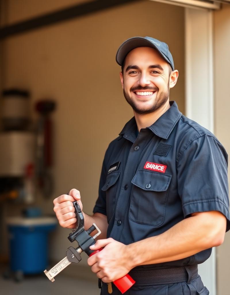 Professional garage door technician from Garage Door Antioch providing expert service